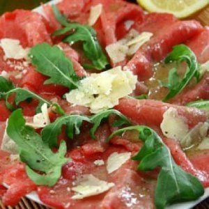 Carpaccio Rucola e formaggio Grana 