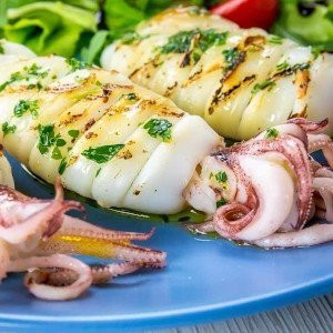 Tagliata di calamai ai ferri